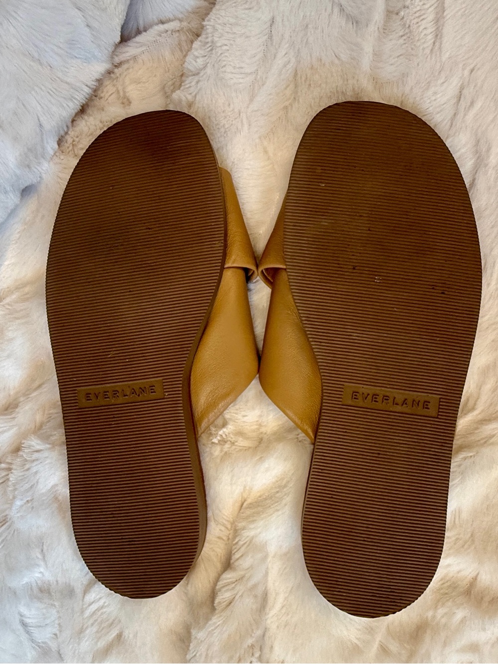 Everlane Day Crossover Sandal in Light Taupe, size 5 EUC - Picture 3 of 6
